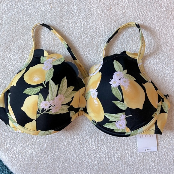 Shade & Shore Other - NWT Lemon Underwire Bikini Top - 36C